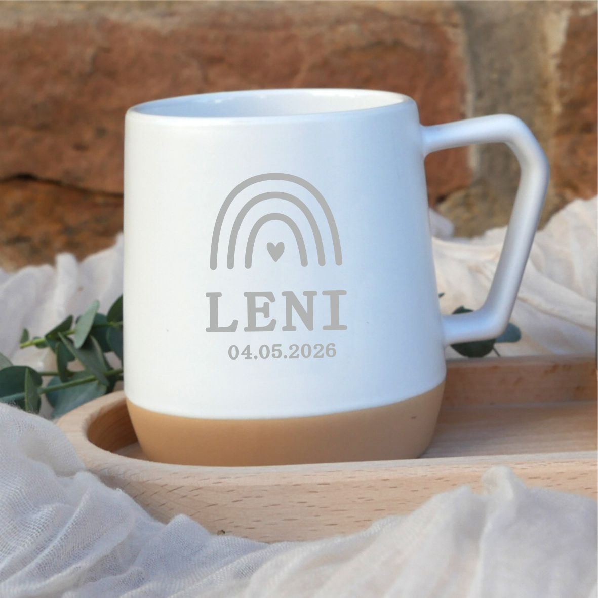Personalisierte Tasse | Geschenk | Konfirmation | Kommunion |Steingut Keramik |Geldgeschenk Firmung | Jugendweihe