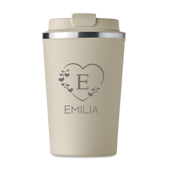 Thermobecher personalisiert | Geschenk | TO-GO-Becher | Kaffeebecher mit Namen | Doppelwandiger Becher  