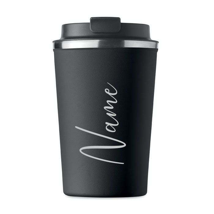 Trinkbecher mit Namen | Edelstahl Thermobecher | graviert | Kaffeebecher | TO-GO-Becher mit Namen | Geburtstag | Freunde | Kollegen|
